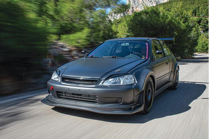 Honda Civic EK B16 Turbo AWD Time Attack 632wHp